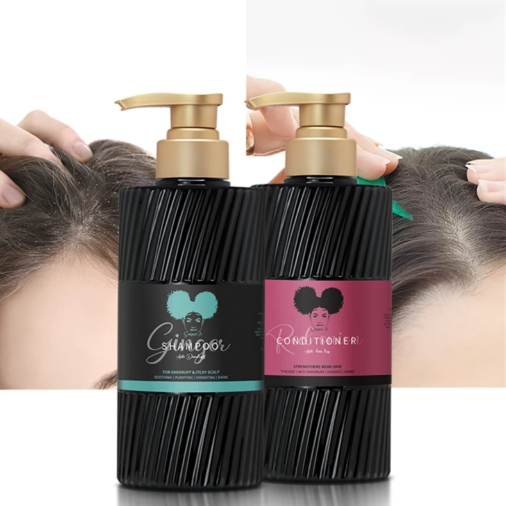 High Quality 100% Pure Natural 500ml Ginger Shampoo Anti Hair Loss Anti Dandruff Black Hair Shampoo