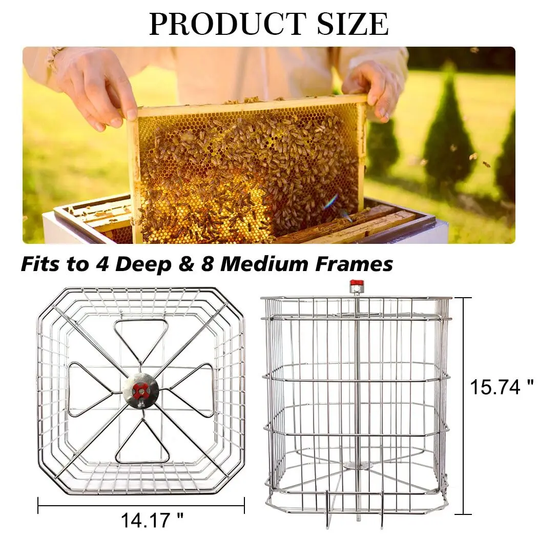 4 frames electric honey extractor stainless steel used for honey centrifuge
