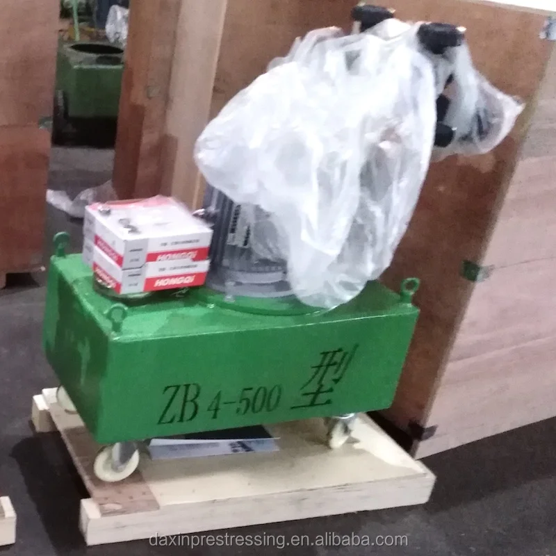 ZB4-500 Prestressed hydraulic pump achieved ISO 9001 standard