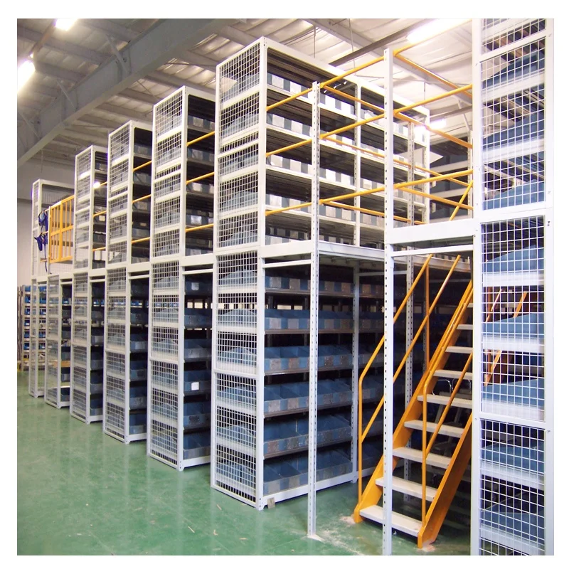 Manufacturer Industrial Warehouse Rack Mezzanine Shelving Steel Platform Mezzanine Floor Racking System