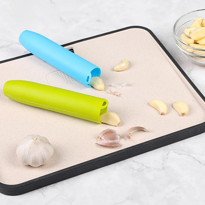 Amazon Hot Selling Home And Kitchen Silicona Pelador De Ajo Accessory Tool Gadget Silicone Garlic Peeler