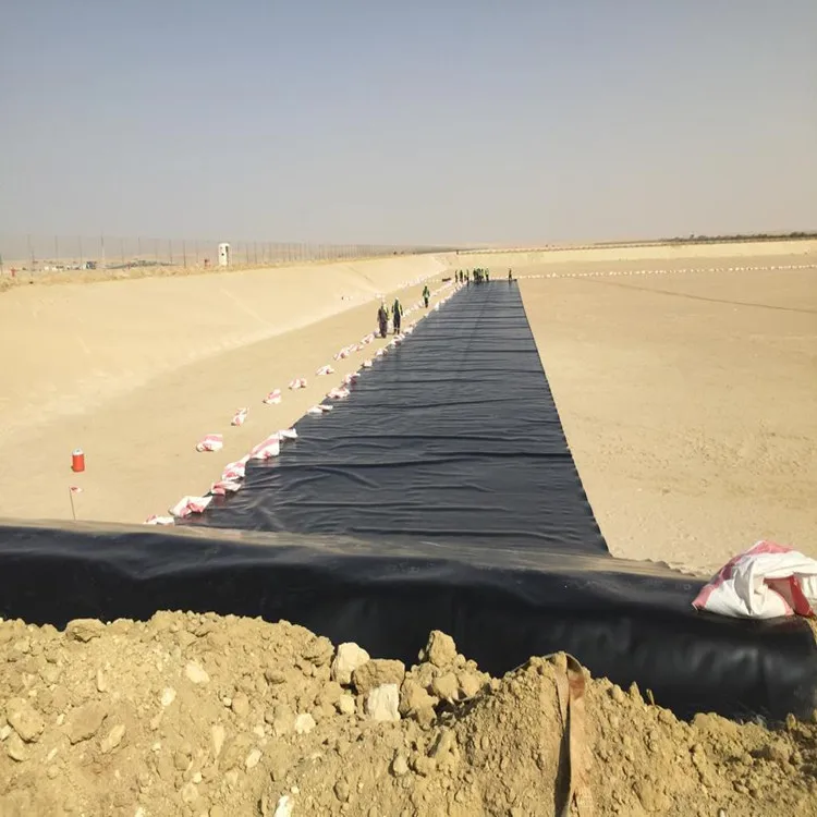 Черный HDPE Лайнер 1 5 мм для окисления пруда проекта
