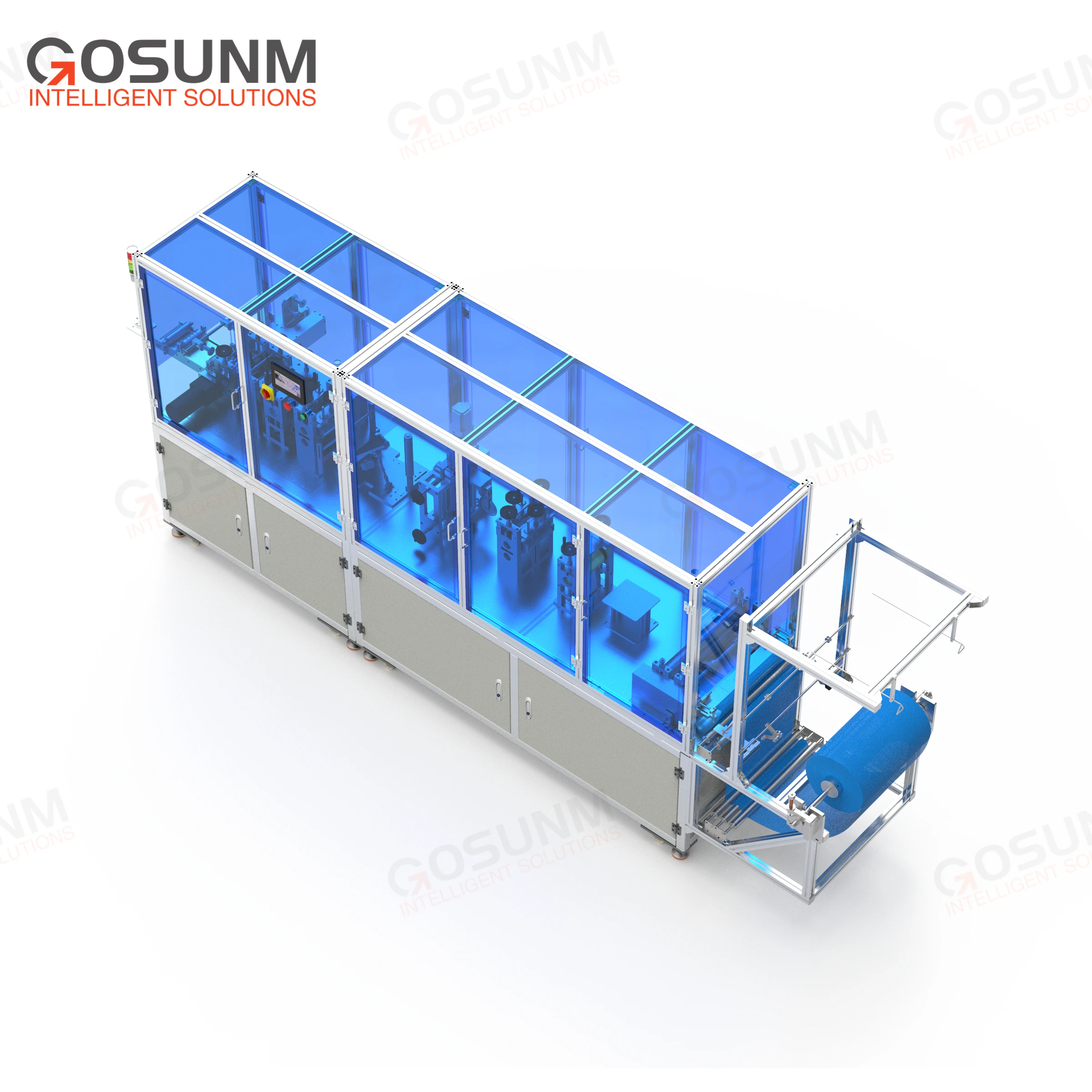 Gosunm Professional Automatic Disposable Non-woven Doctoral Hats Making Machine with Customized Function As Needed