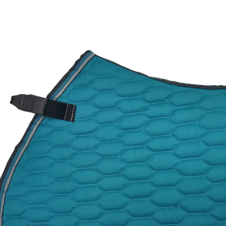 High Quality Custom Cotton Fabric All Purpose Horse Riding Equestrian Equipment English Western Saddle Pads