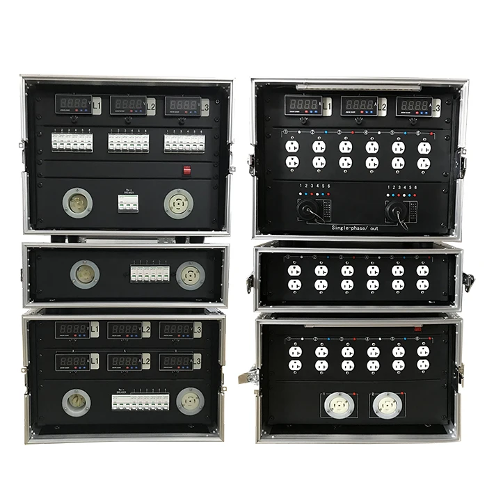 18 channels edison power distribution rack cabinet power distribution control cabinet