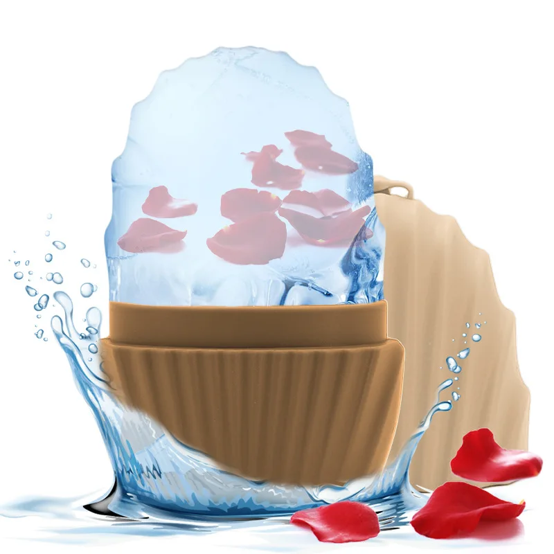 New Design Silicone Ice Mold For Face And Eye Beauty Ice Roller Face Massager Container Pod Skincare Ice Roller Globes