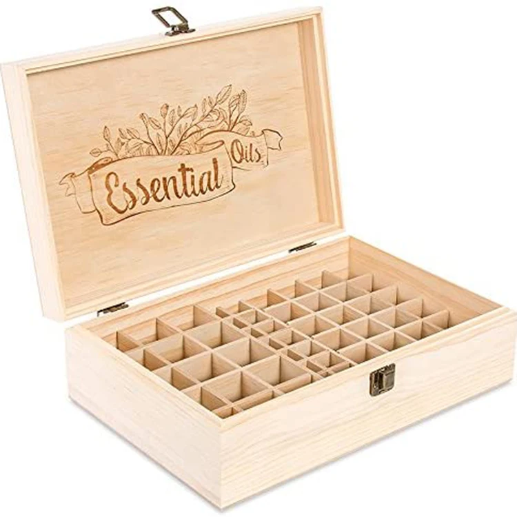 Modern Design Neating your Essential Oil Bottles with Wooden Essential Oil Box Essential Oil Bottles Storage Box