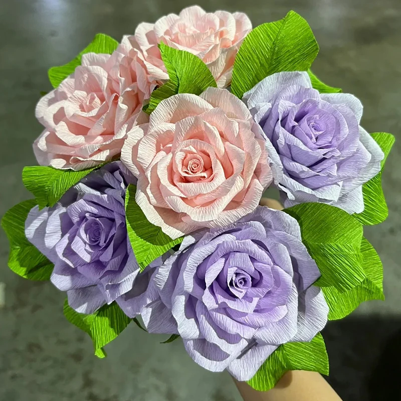 Best Quality Rolls Crepe Paper Solid Color Crepe Paper Application for Saloon/party Arrangement  China Crepe Paper