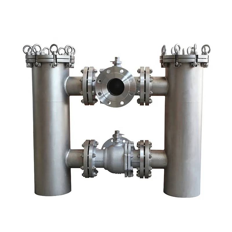 inox 304 316 ss stainless steel double duplex basket strainer