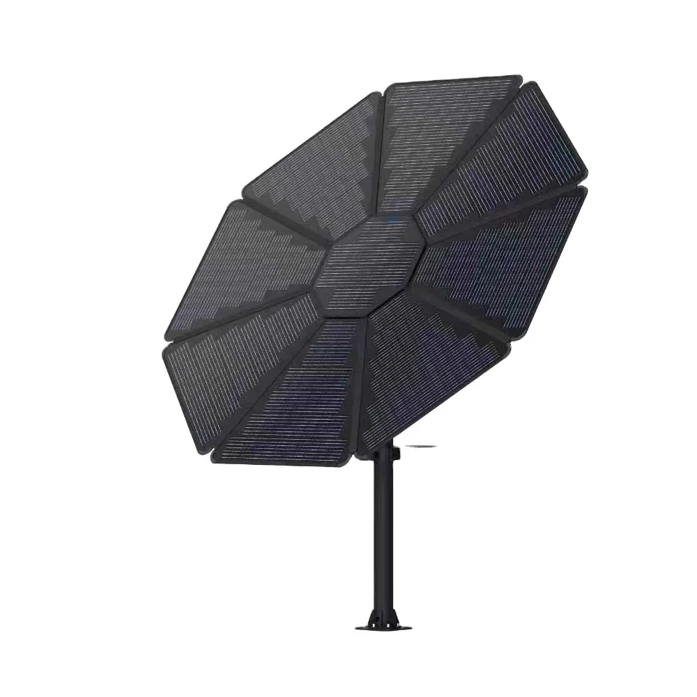 2024 New Popular PV On-grid Off-grid 600W 1000W 1400W  Solar Panel Sunflower Solar Power System for Public or Home