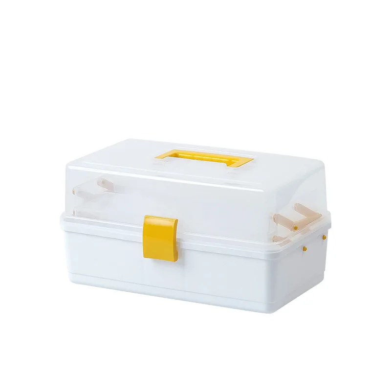 Wholesale Plastic Medicine Chest Portable Multi-Purpose 3 Layer Medicine Box