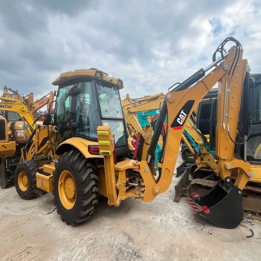 Экскаватор-погрузчик Caterpillar 416E 420F 420F2, 3 тонны, номинальная нагрузка, фронтальный погрузчик, моторный насос, ключ двигателя JCB John Deere Caterpillar