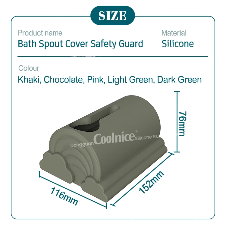 Universal home and kitchen toddler bathtub faucet guard against bumps and bruises