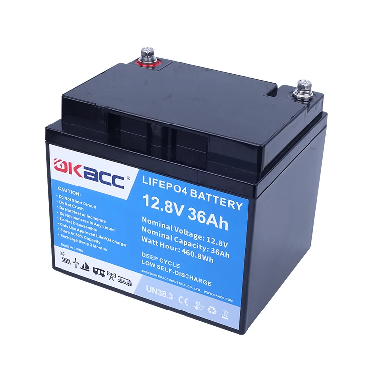 36 Ач 12 вольт Lifepo4 перезаряжаемая литий-ионная батарея