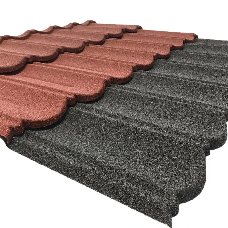 Roof tiles 0.4mm light weight roofing sheet zinc steel galvalume stone coated roofing tile metal