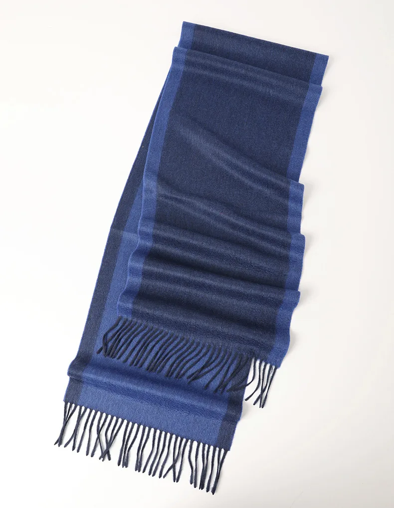 Men and women unisex autumn and winter cashmere scarf wholesale cashmere  warm scarf solid color tassel extension scarf