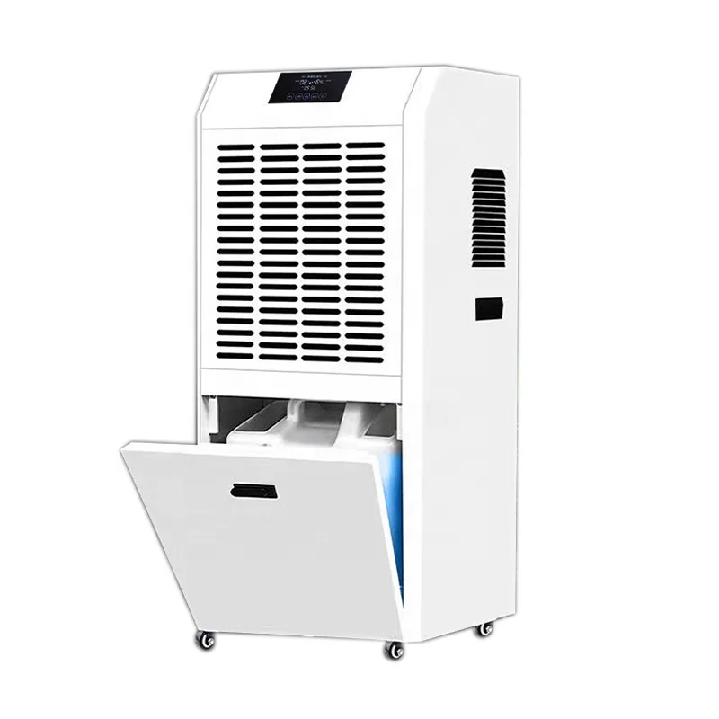 156L Commercial Dehumidifier with Pump and Drain Hose Industrial Dehumidifier for Basements and Large Spaces up to 260m2