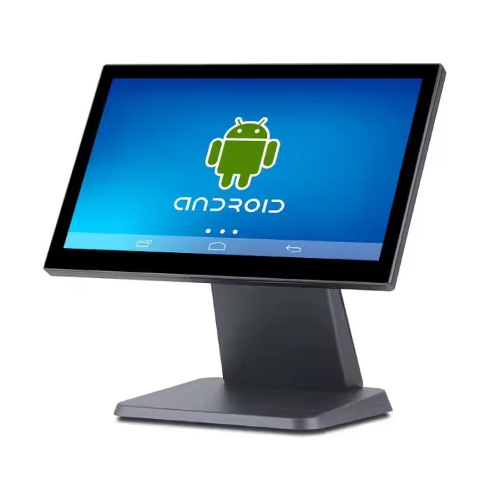 Android DDRIII 2G 4G Memory Pos Machine All In One Capacitive Touch Screen Monitor Pos System For Coffee Shop