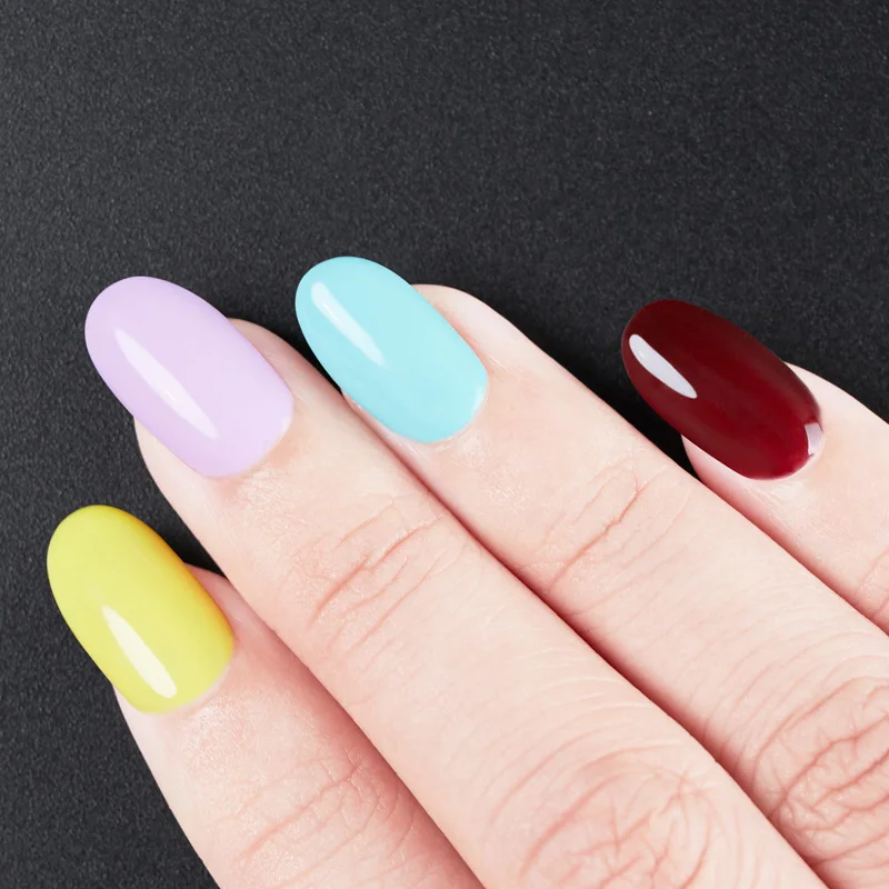  Маникюр Nail Art Салон шелушиться Базовое покрытие Nowipe клочки шерсти 80 цветов длительного ношения УФ-гель для ногтей