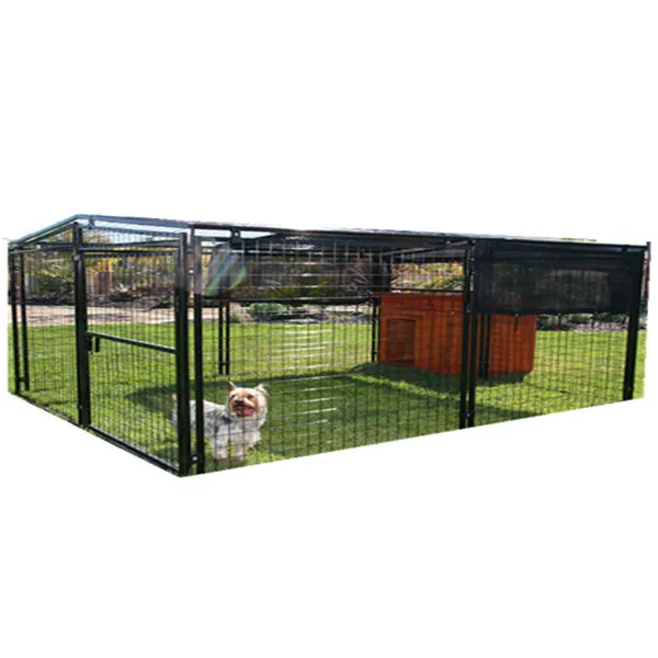 
Universal dog kennel Welded Wire Pen Chicken Coop with Hutch 