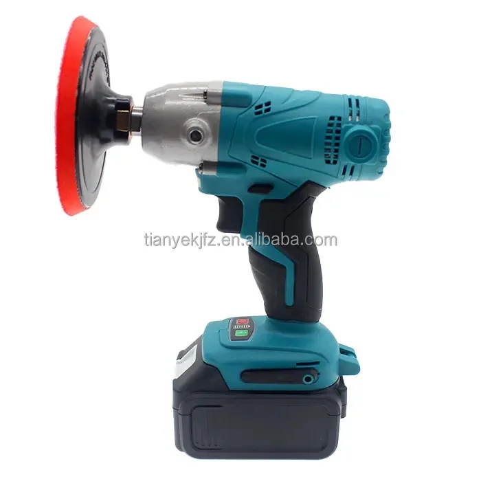 Factory Price Hot Selling 123mm Mini Rotary Orbit Polisher Cordless Car Polisher Rechargeable Battery Industrial Grade