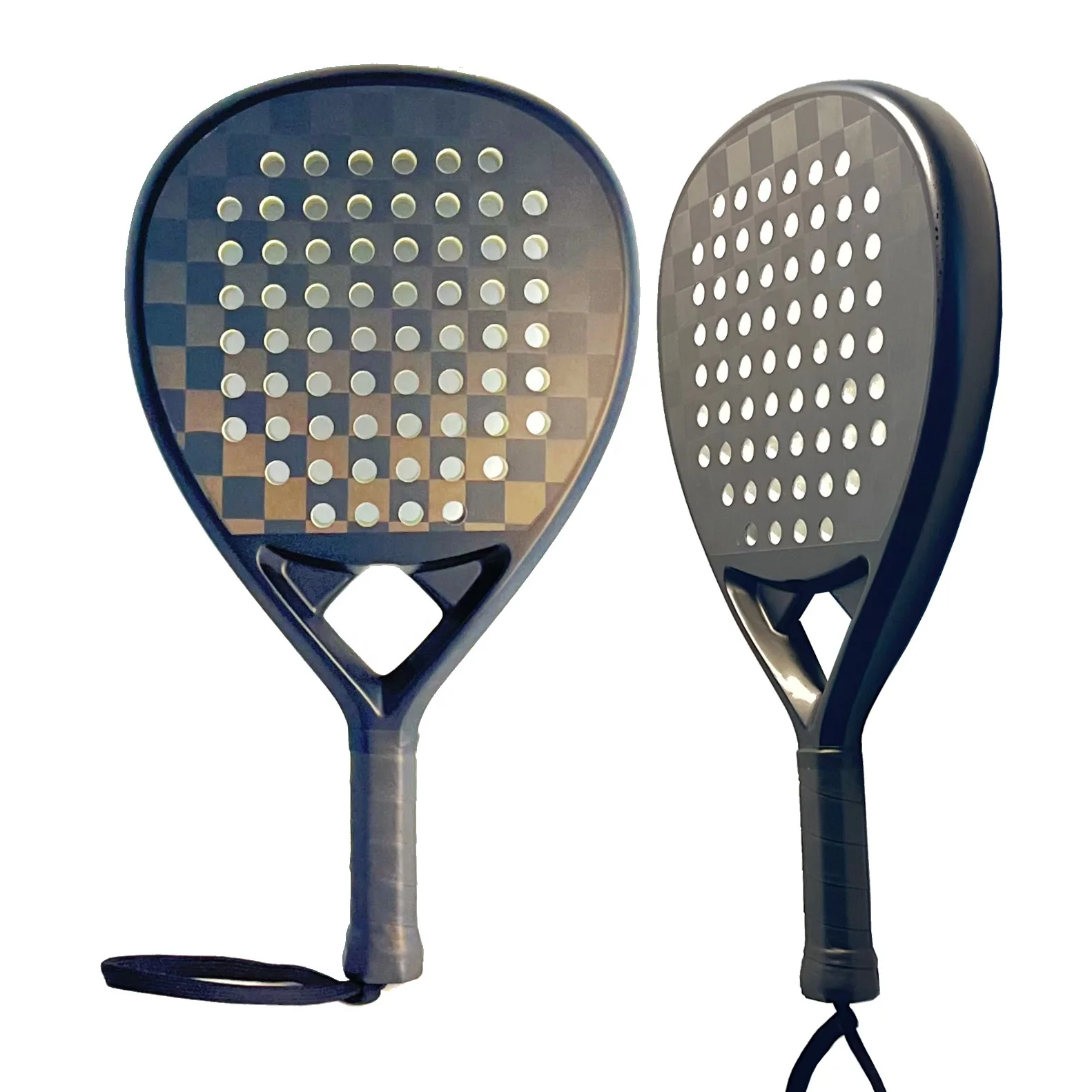 Lansda Sport Oem Odm Palas De Padel Padel Raquetas Premium 3K 12K 18K 24K Carbon Soft Hard Eva Tennis Racket Padel Rackets