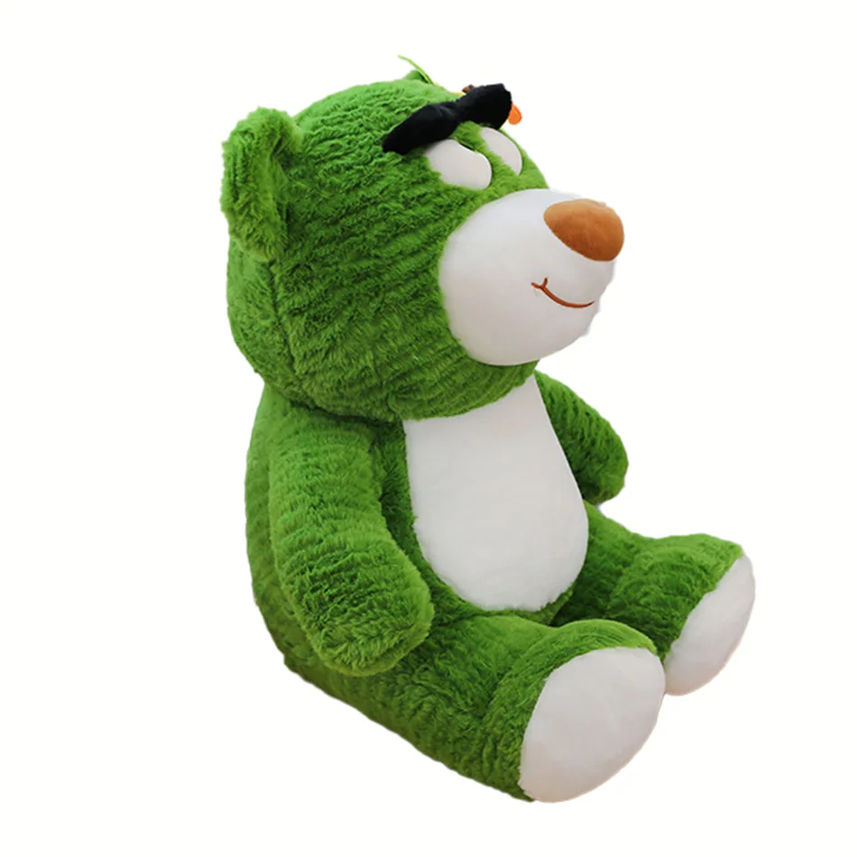 Customized New Creative Cute Green Firefly Sitting Teddy Bear Toy Doll