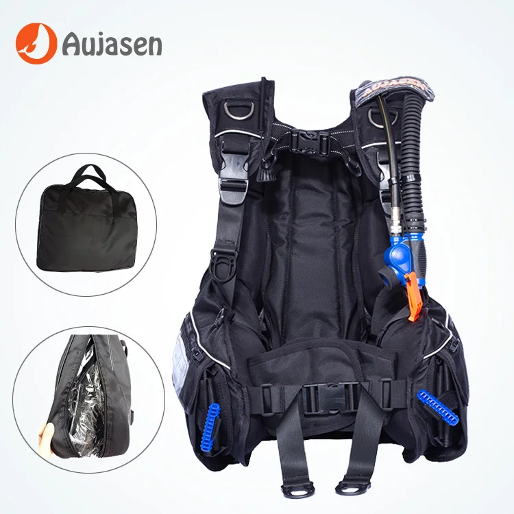Jacket Style Scuba Diving Buoyancy Compensator BCD for Beginners with Quick-Release Weight Integrated Pocket