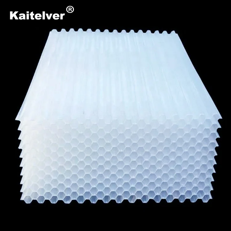 Waste water treatment white PP inclined lamella tube settlers & lamella clarifier media