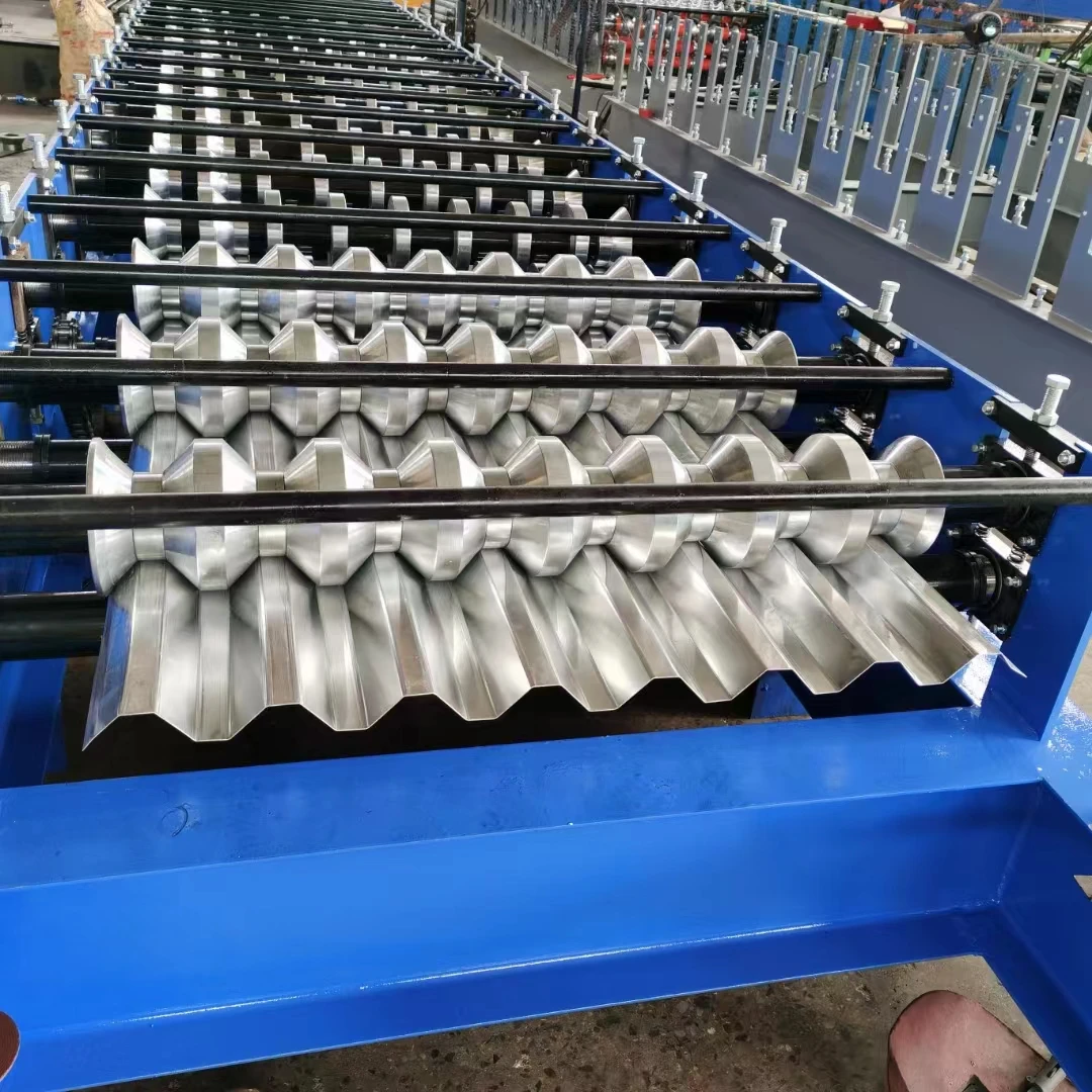 Double Layer Glazed Tile Roll Forming Machine Corrugated and Trapezoidal Roof Sheet Roofing Making Machines