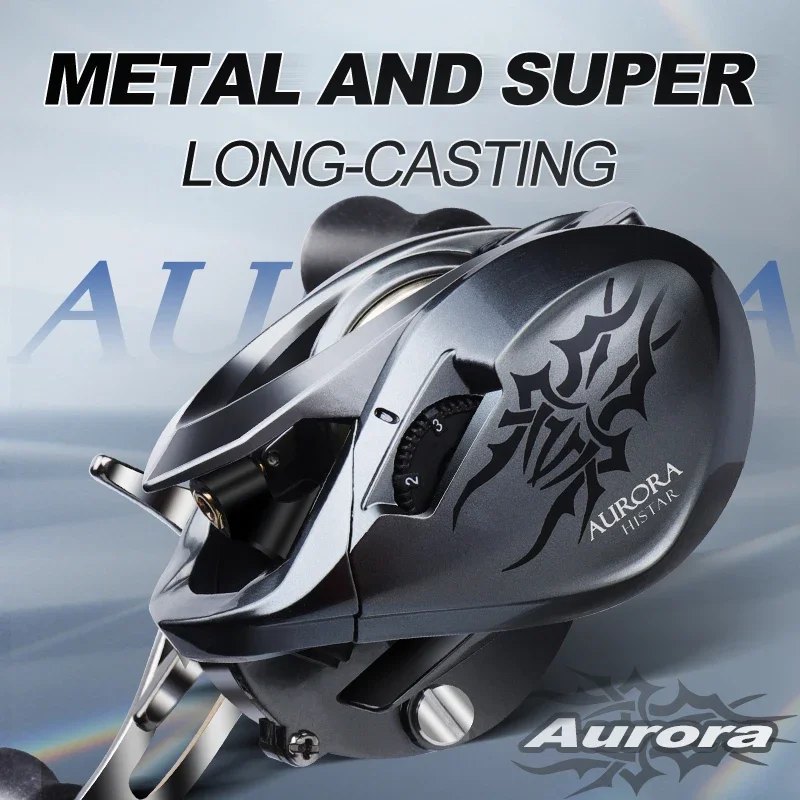 11+1BB 8kg Drag Fishing Reels Saltwater NMB Ball Bearing Smoother Casting Reel Bait Casting