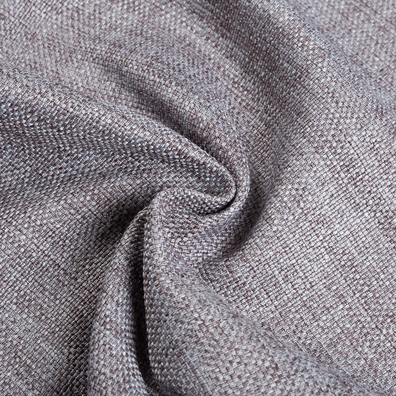 High Quality inherent flame retardant curtain fabric linen look fire retardant blackout curtain fabric