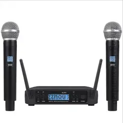 GLXD4 Wireless Lavalier Microphone Professional Handheld Dynamic Mic SM7B Vocal Wireless Microfone Sm58 GLXD4