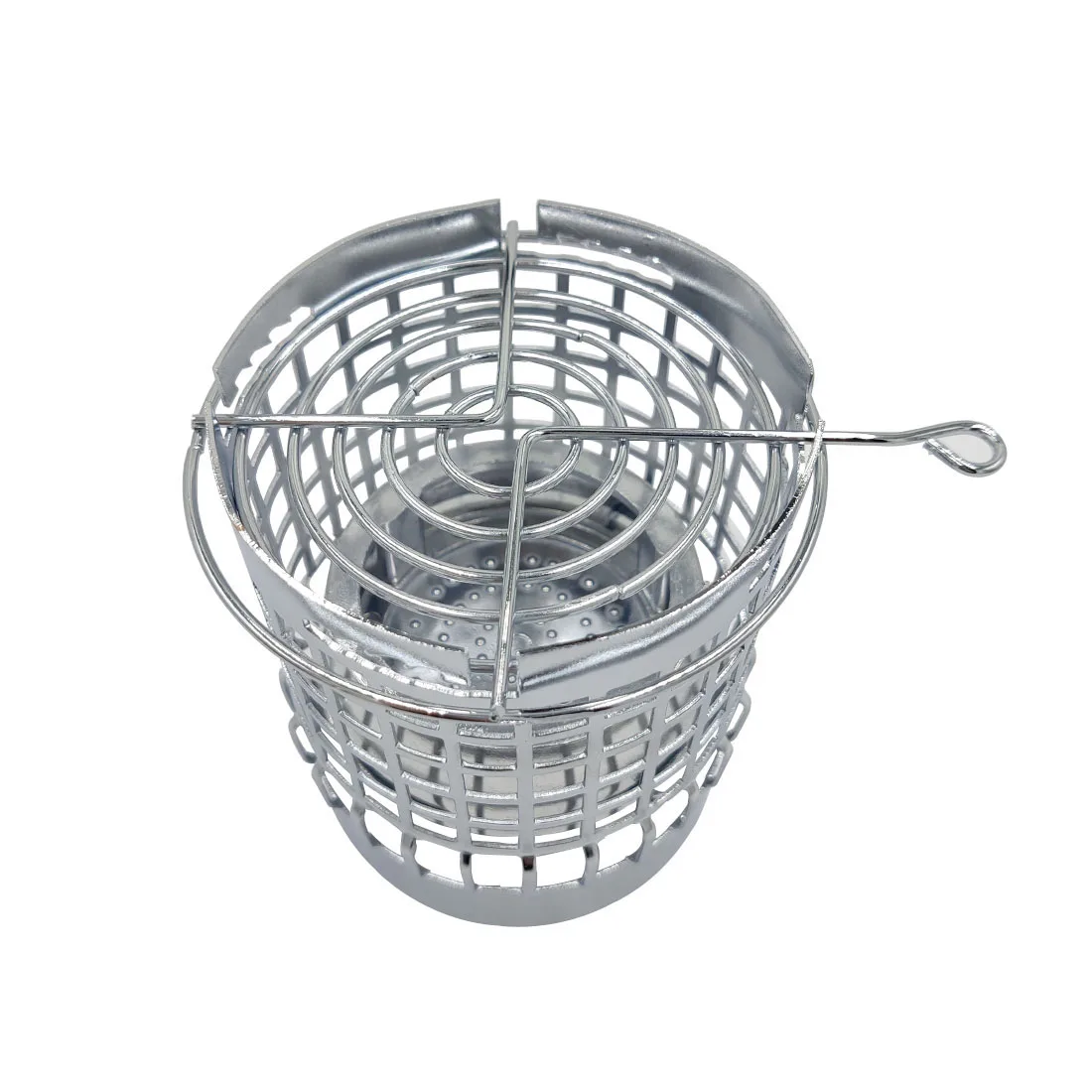 T041CH Lvhe Heat Management Metal Hookah Charcoal Holder Aluminum with Hookah Cage Wind Covers