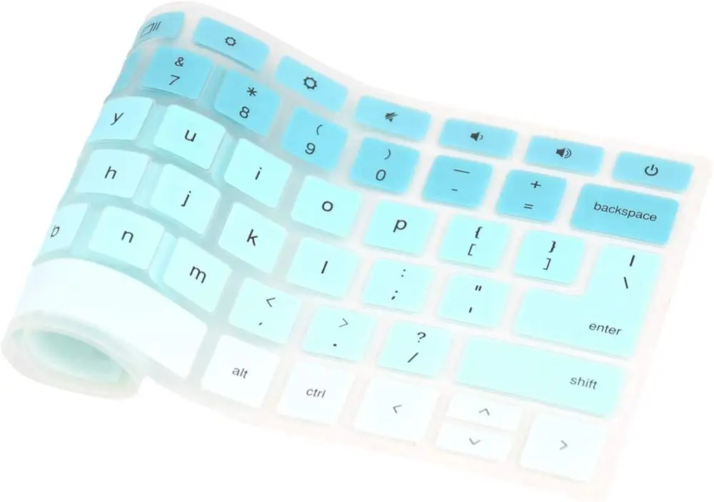 Customized language laptop keyboard cover soft silicone keyboard skin cover for macbook all models