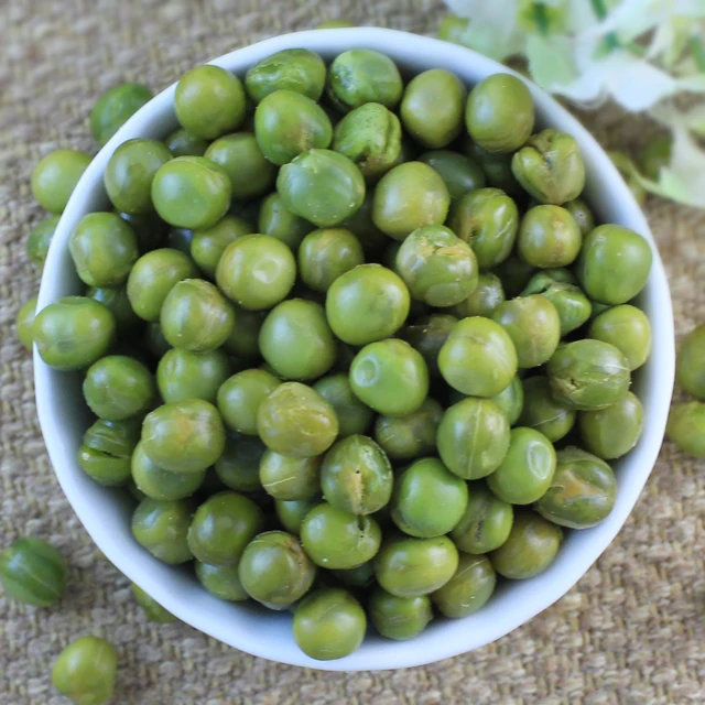 OEM available BRC  HACCP BSCI verified manufacturer original fried green peas snack