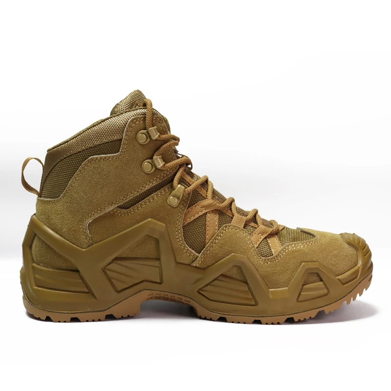 Coyote High Quality Waterproof Training Tactical Boots Combat Boots Working Safety Shoes for Men