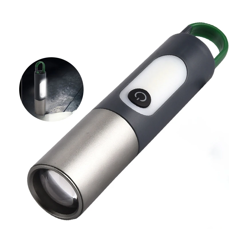 Torch Flash Light Waterproof Camping Outdoor Led Torch Light Rechargeable Battery 500lumens 4 Mini Pocket Led Torch