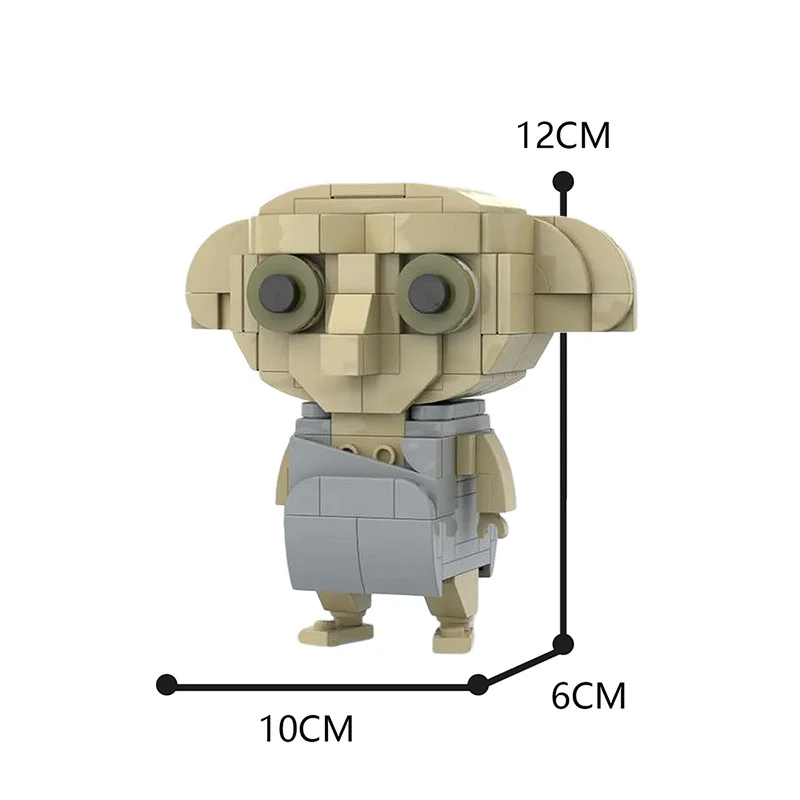 Buildmoc Гарри мини Поттера блок игрушки MOC-62101 brickpop Добби Brickheadz кирпич головой игрушка кирпичные блоки винтовки