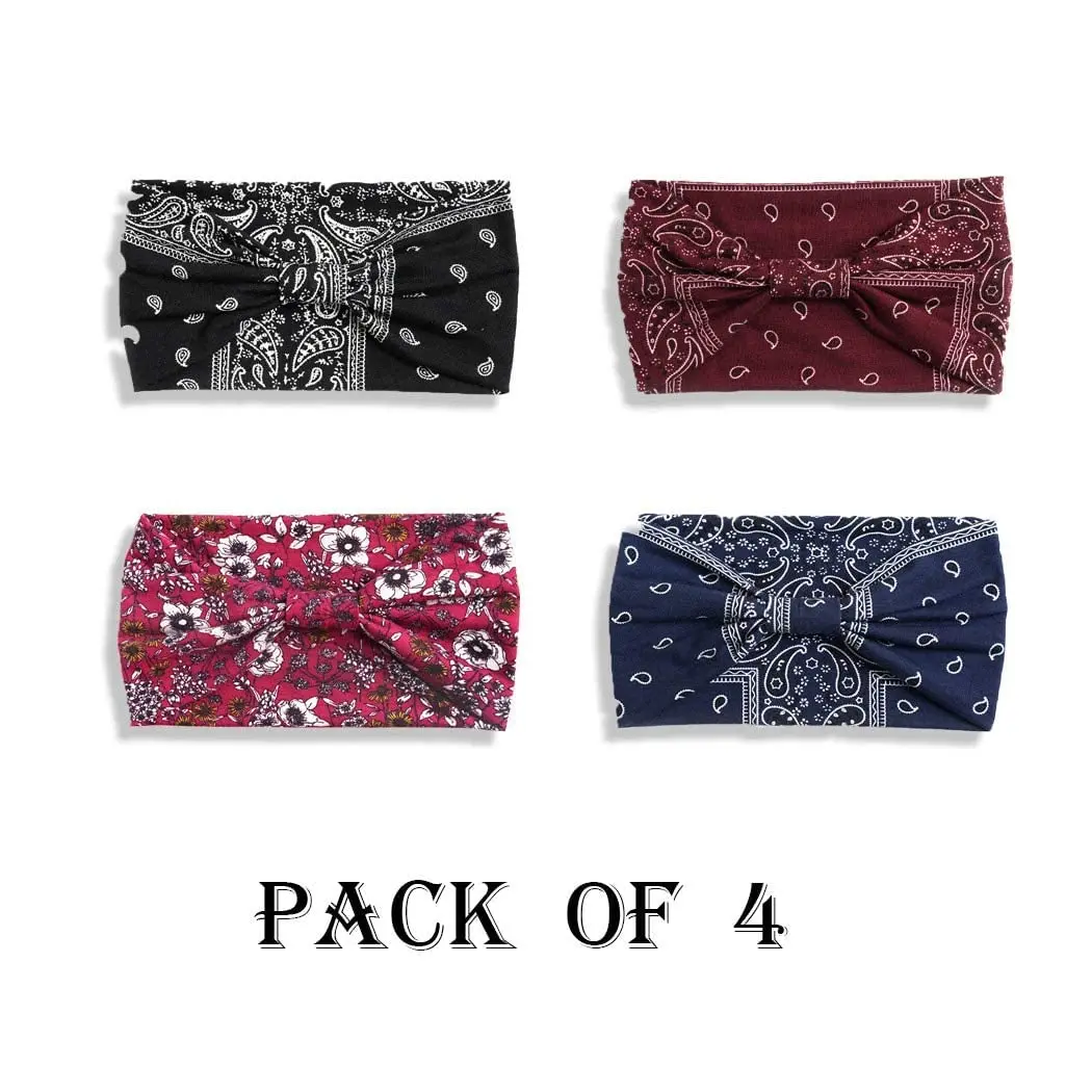 New Design Fashion Women Summer Style Headbands Bohemian Girl Cross Turban Bandage Bandanas Hairbands Hair Accessories