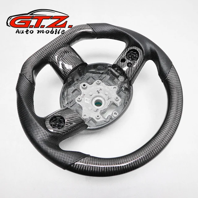  Оригинальное рулевое колесо из углеродного волокна для MINI cooper F54 F55 F56 R60 R61 ПЕРФОРИРОВАННОЕ кожаное гоночное