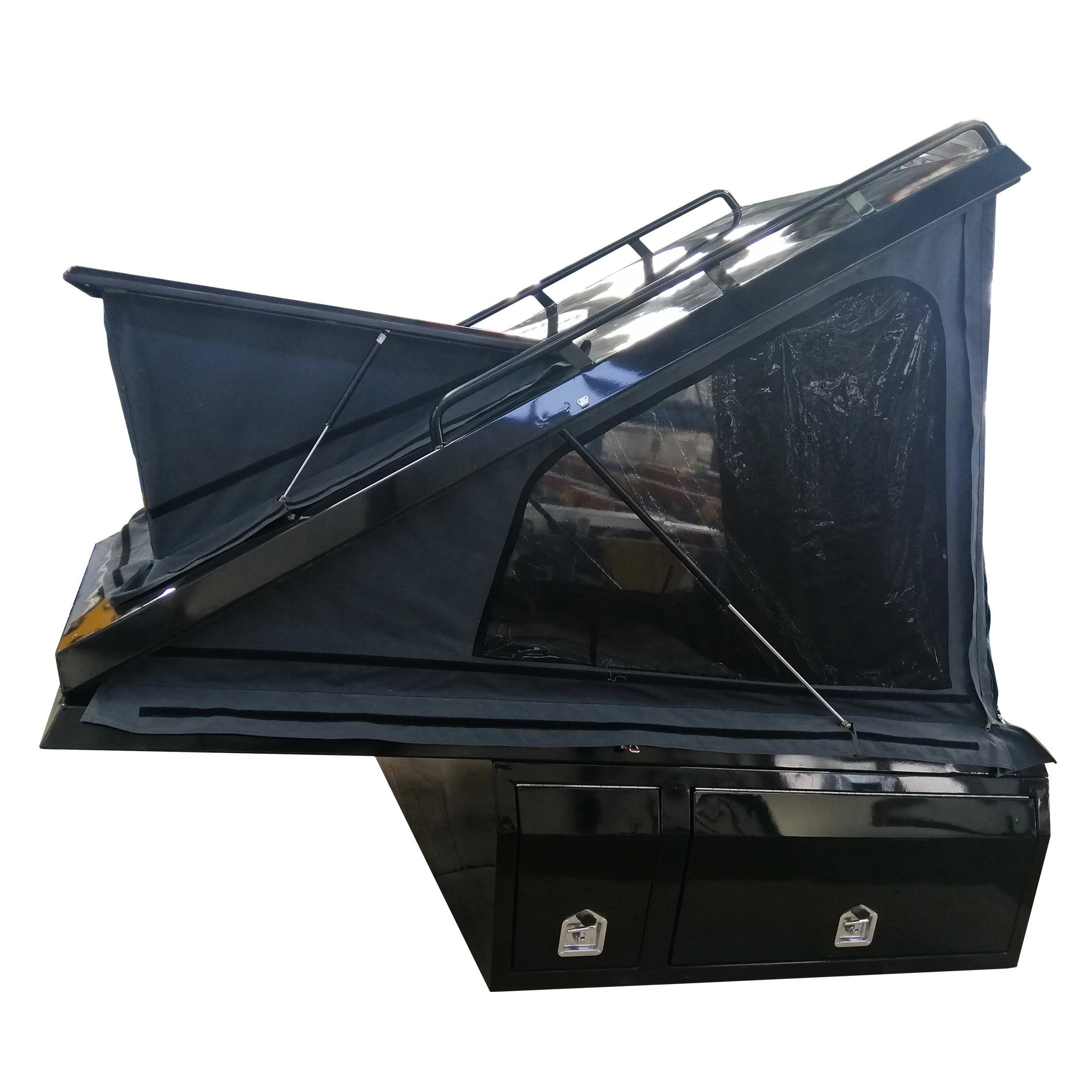 1800*1650 Lightweight  top Manufacture Aluminum Truck Camper Ute Canopy With Roof Top Tent