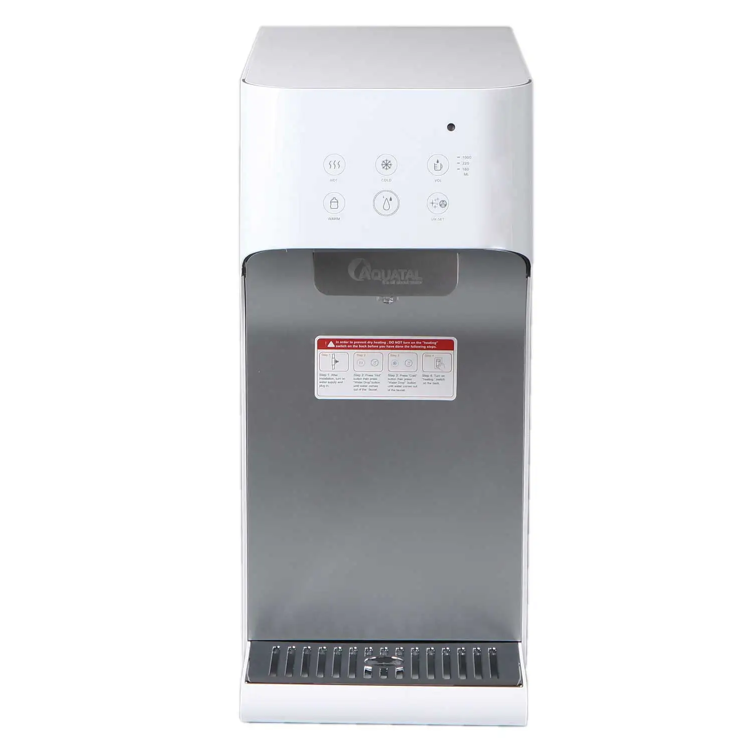 Most popular modern mini POU desktop hot and cold UF filter system water dispenser