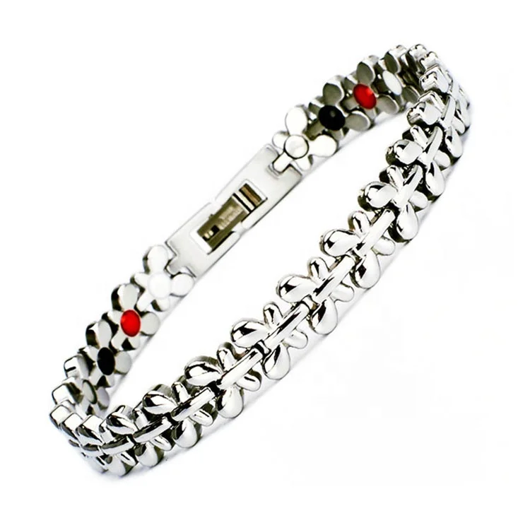 New Design Healthy Magnetic Bracelet for Women Power Therapy Magnets Magnetite Bracelets Bangles Men Health Care Jewelry