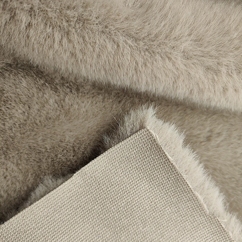 China manufacturer wholesale high quality 100% polyester artificial mink skin for garment sofa and toy cheap fabric