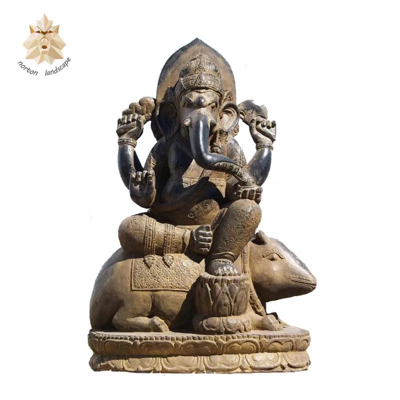 Hot sale marble Ganesha statue NTMS-381Y