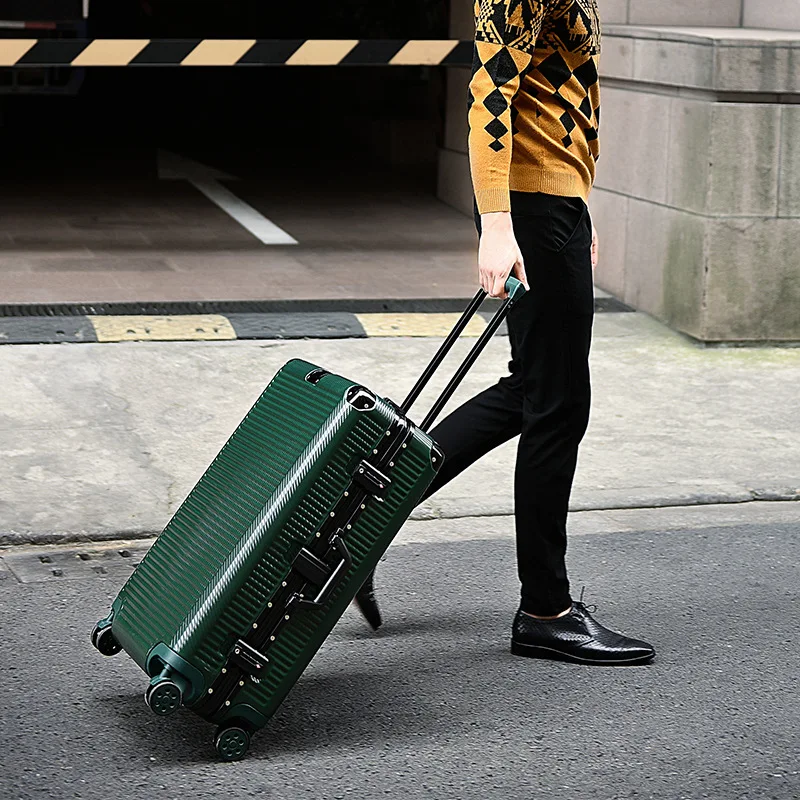 2021 new style design custom carry-on luggage horizontal  aluminum rim0wa luggage aluminium Fram luggage trolley