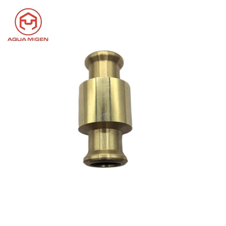 Double Clamp Pipe Quick Thread Connect x Of Check Valve  Fitting Sanitary