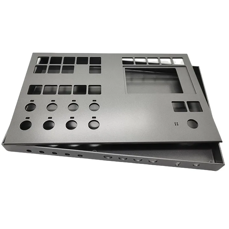 Изготовленный на заказ алюминиевый корпус с ЧПУ с функцией установки электрического оборудования и внешней панели электрического прибора