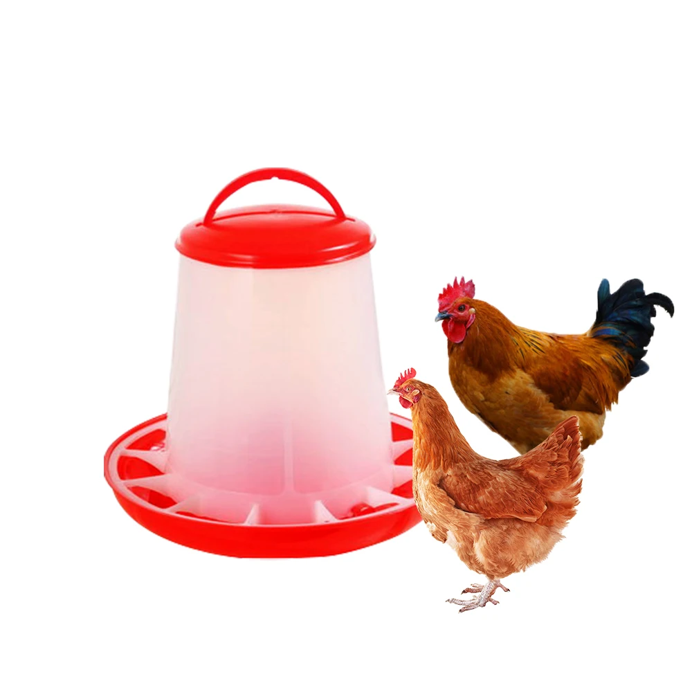 Factory Supply Poultry Automatic Feeder Plastic Animal Chicken Feeding Bottle